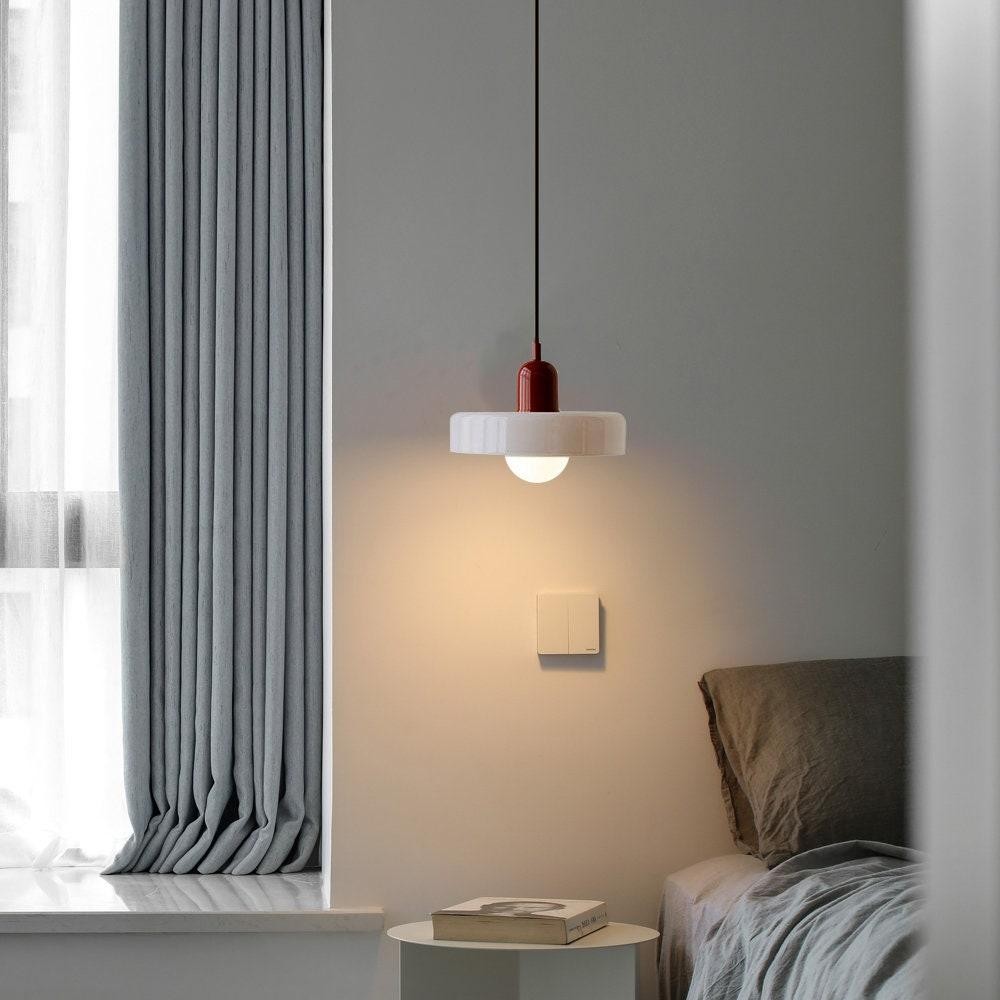 Kalo Disc Kleurrijke Hanglamp - Moderne Glazen Hanglamp voor de Eetkamer HL2447