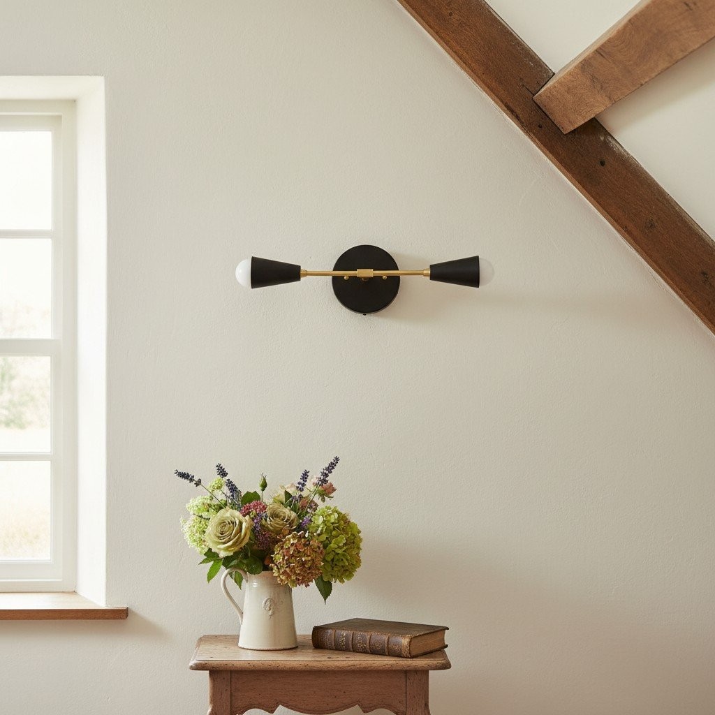Mobilux Line Minimalistische Badkamerlamp - Mid Century Badkamerlamp HL1677