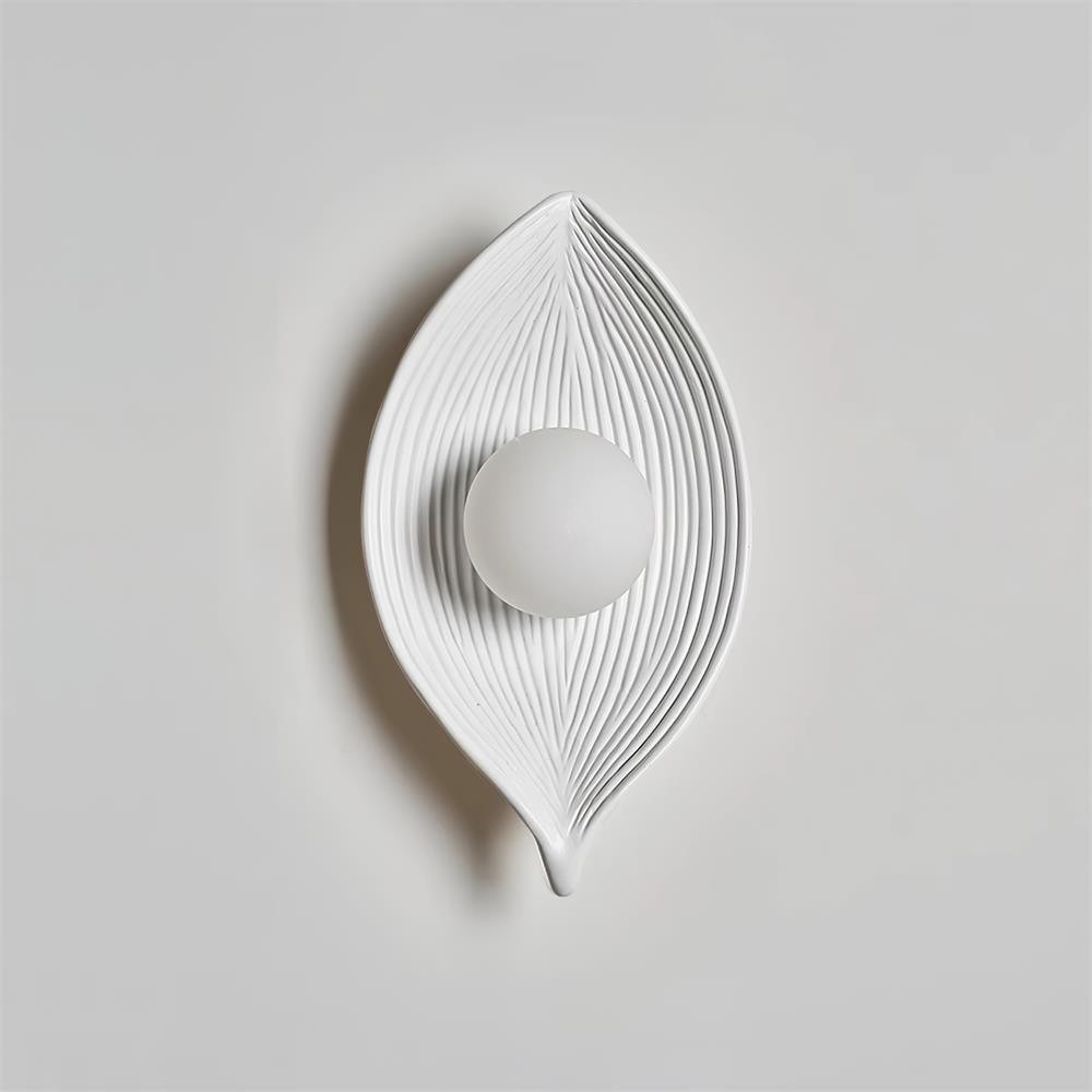 Hedendaagse Nordic Leaf Resin Wandlamp HL574
