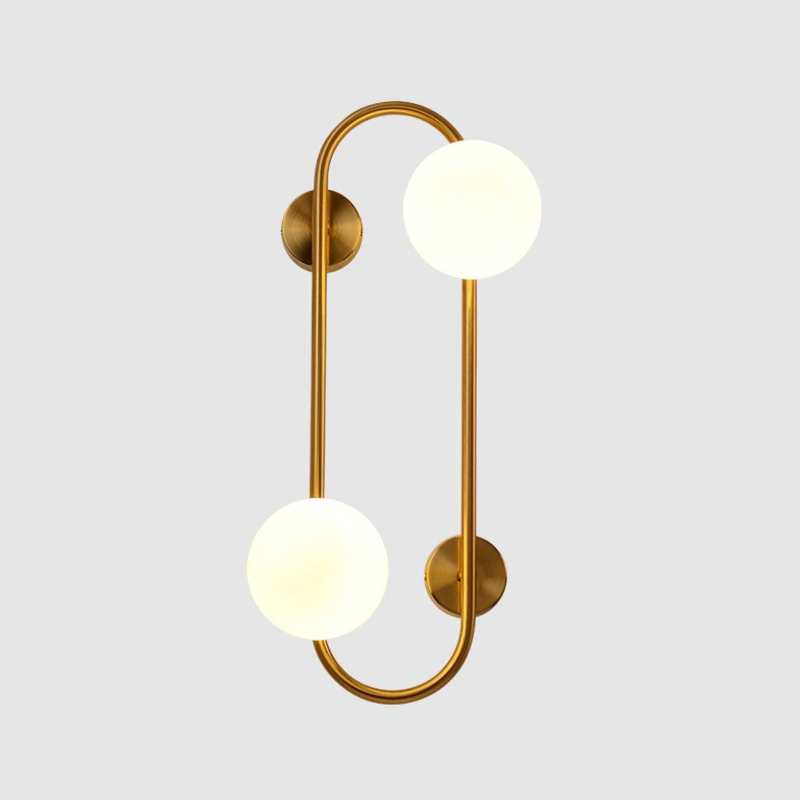 Nordic Modern Geometrische Glazen Bol Wandlamp HL400