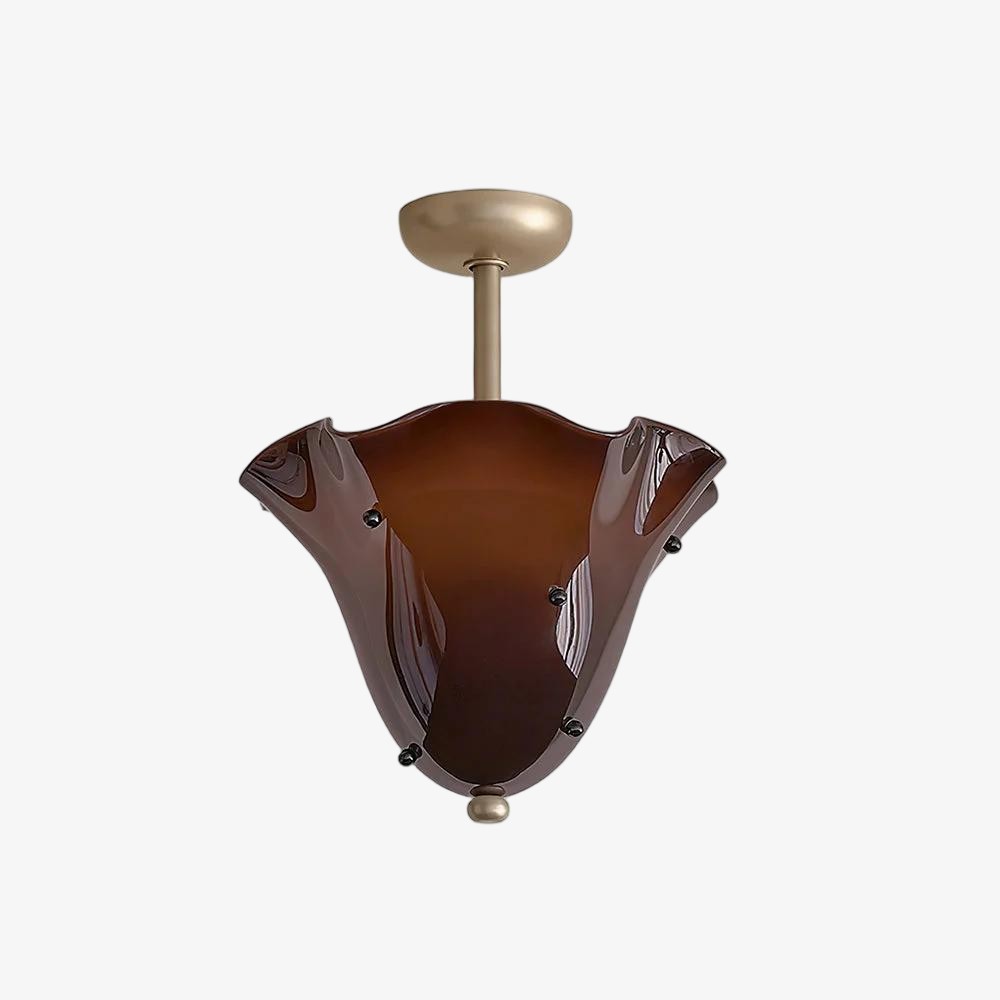 Bellina Decoratieve Glazen Plafondlamp - Moderne Sculpturale Plafondlamp HL1645