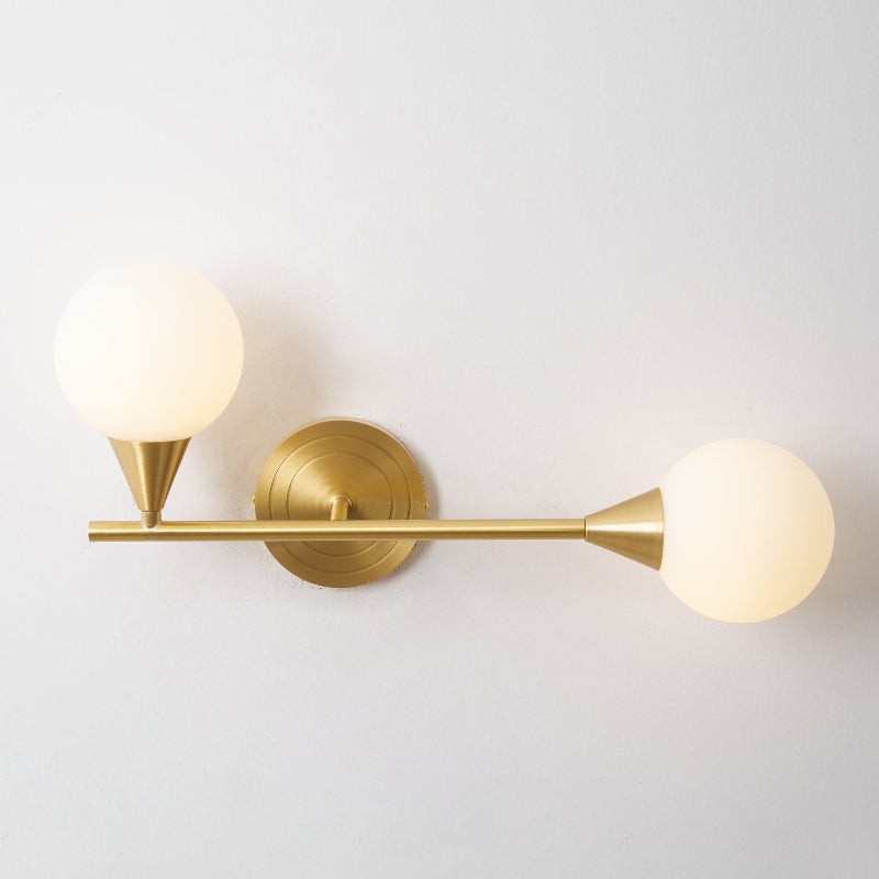 Holten messing wandlamp met arm HL2962
