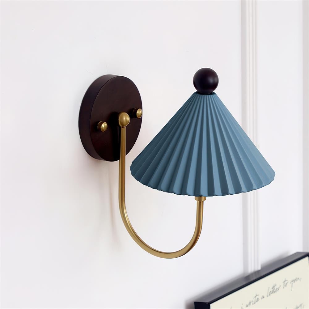 Nordic massief houten nachtkastje wandlamp HL1267