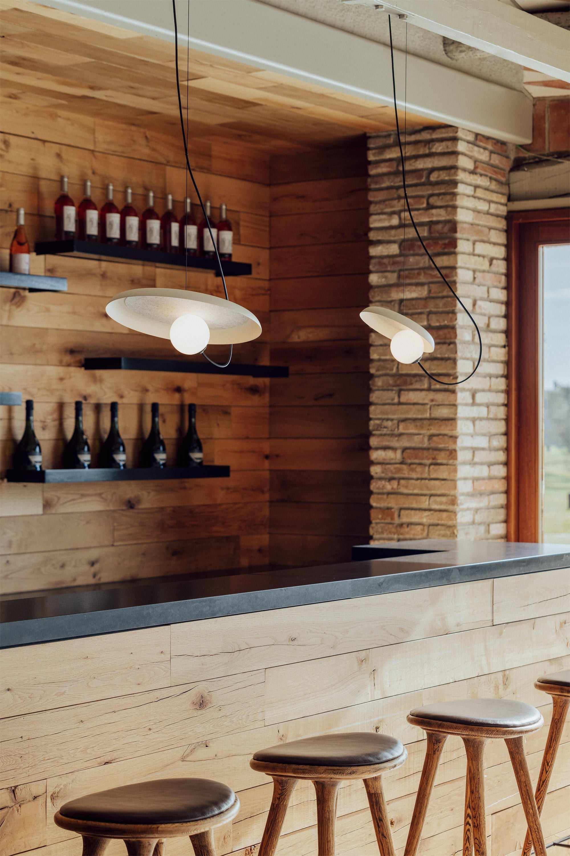 Akoestische schijf hanglamp HL3001