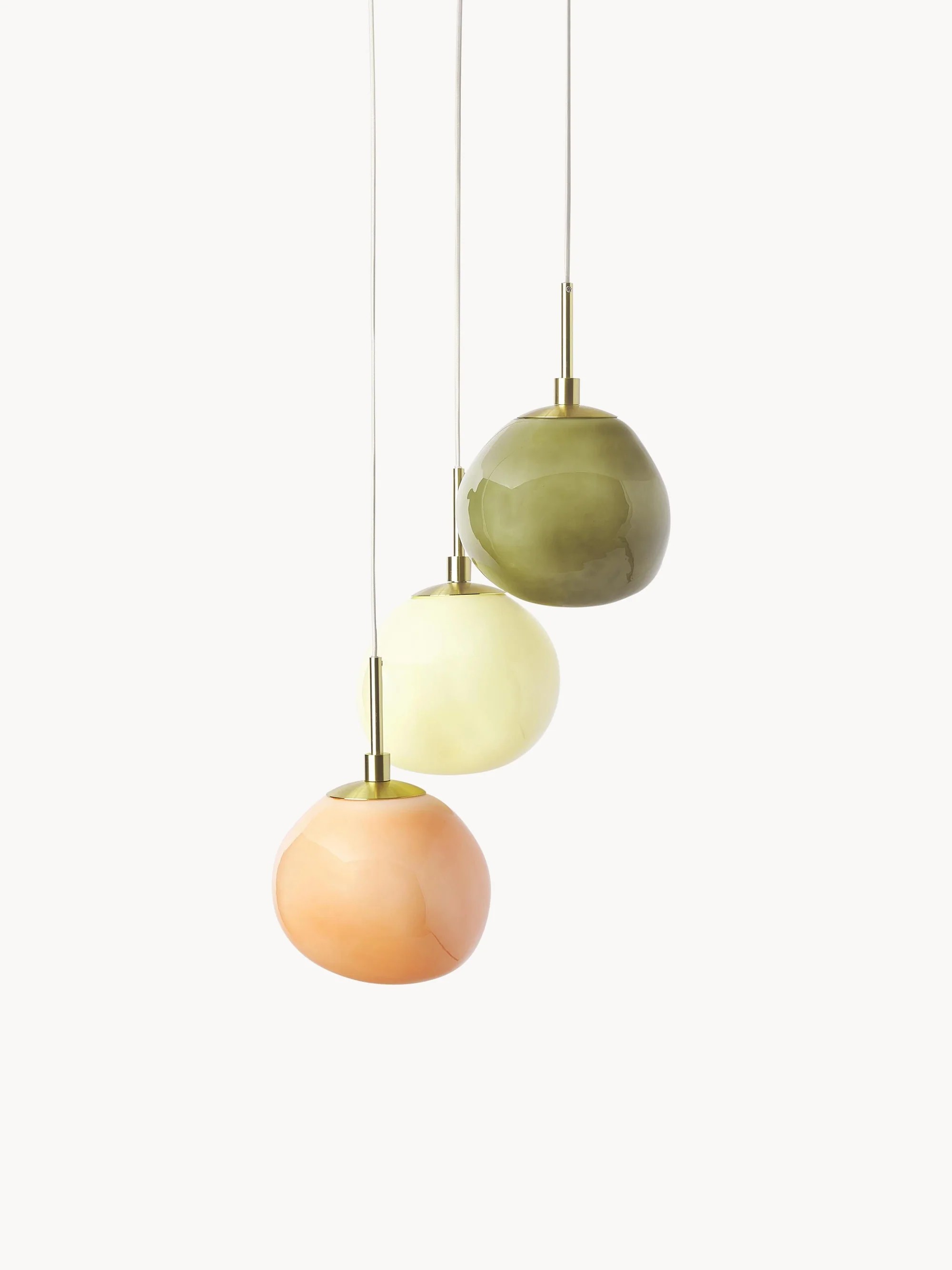 Hanglamp van opaalglas met meerdere tinten - Cluster hanglamp HL1780