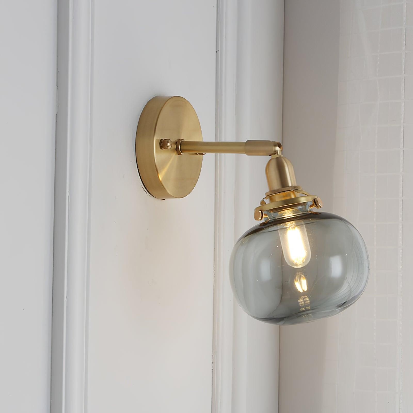 Eenvoudige hal entree pompoenpatroon wandlamp HL771
