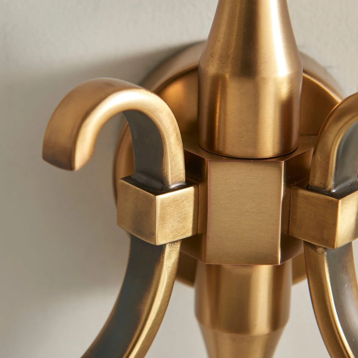 Lunetal dubbele wandlamp - Vintage metaal en glas voor hal en slaapkamer HL2038