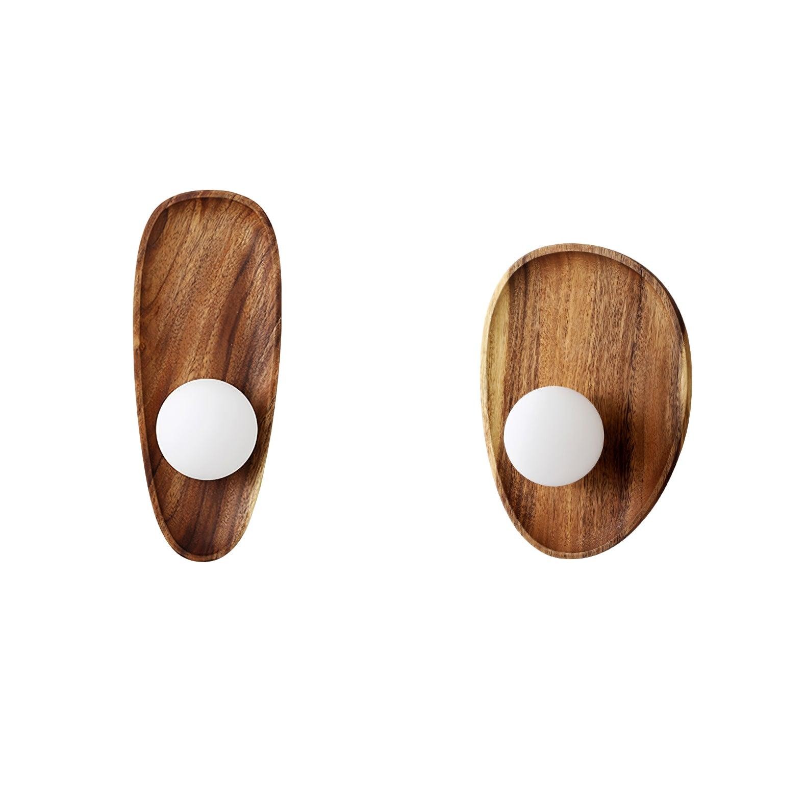 Moderne Minimalistische Curve Houten Wandlamp HL303
