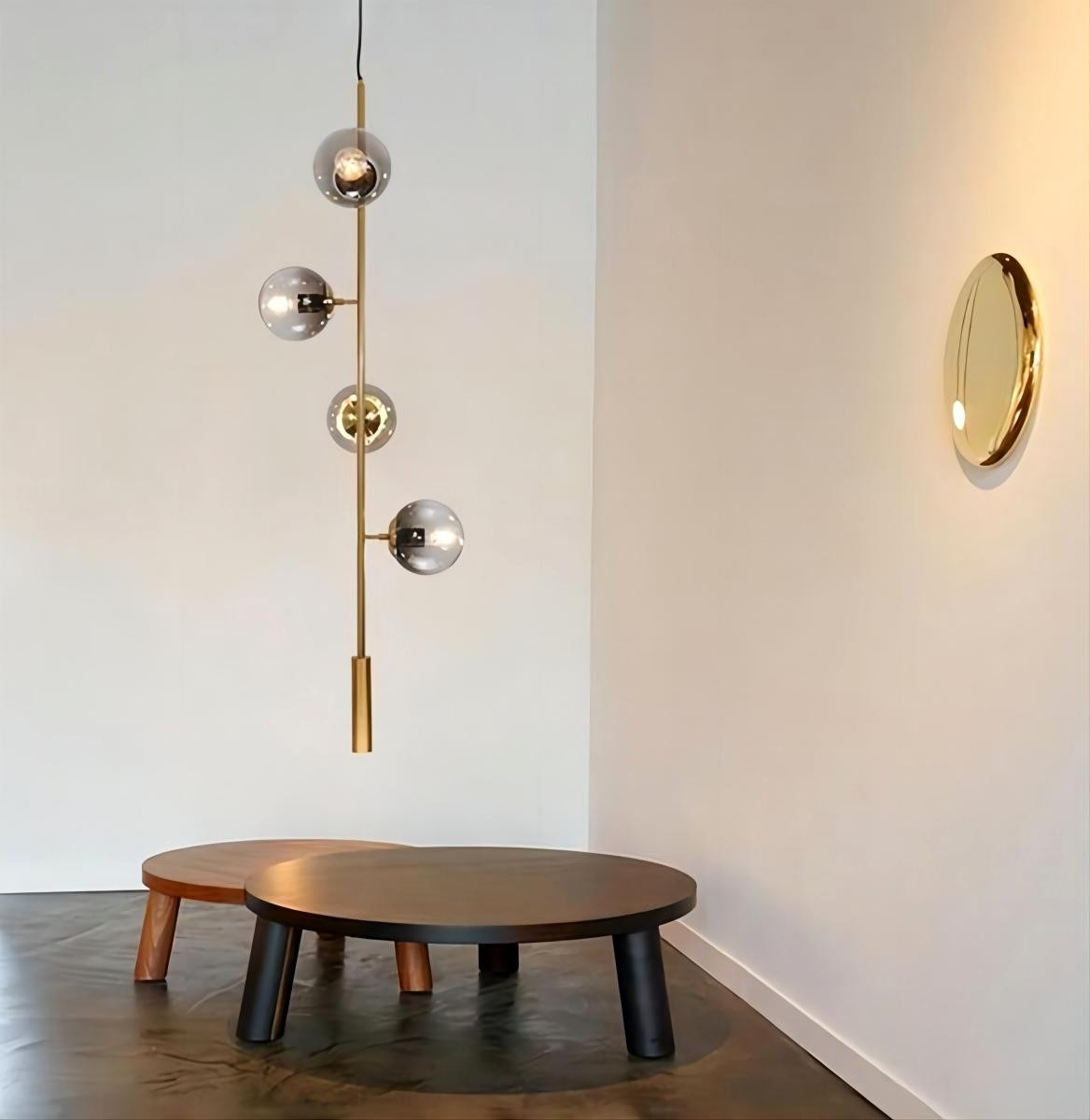 Orb moderne glazen bol hanglamp voor woonkamer
