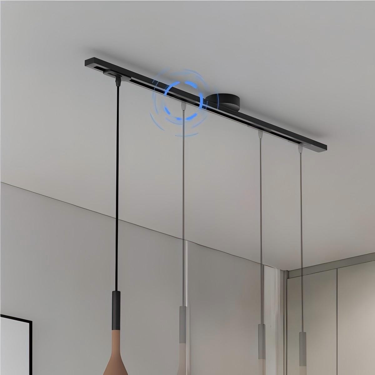 Zwenkarm enkel ophangsysteem voor een hanglamp HL202