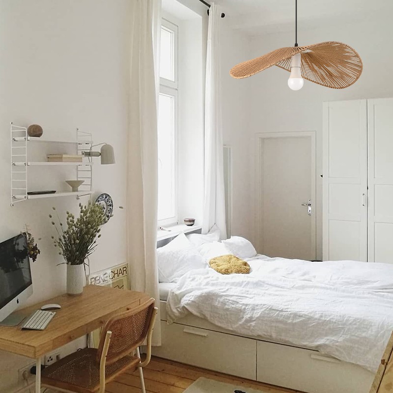 Rustieke Wabi Sabi Strohoed Hanglamp HL206