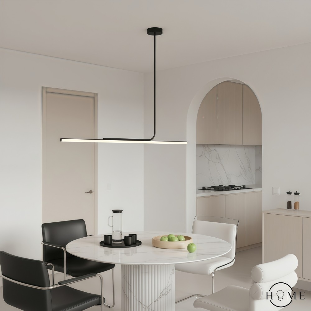 Moderne eenvoudige asymmetrische lineaire hanglamp HL705