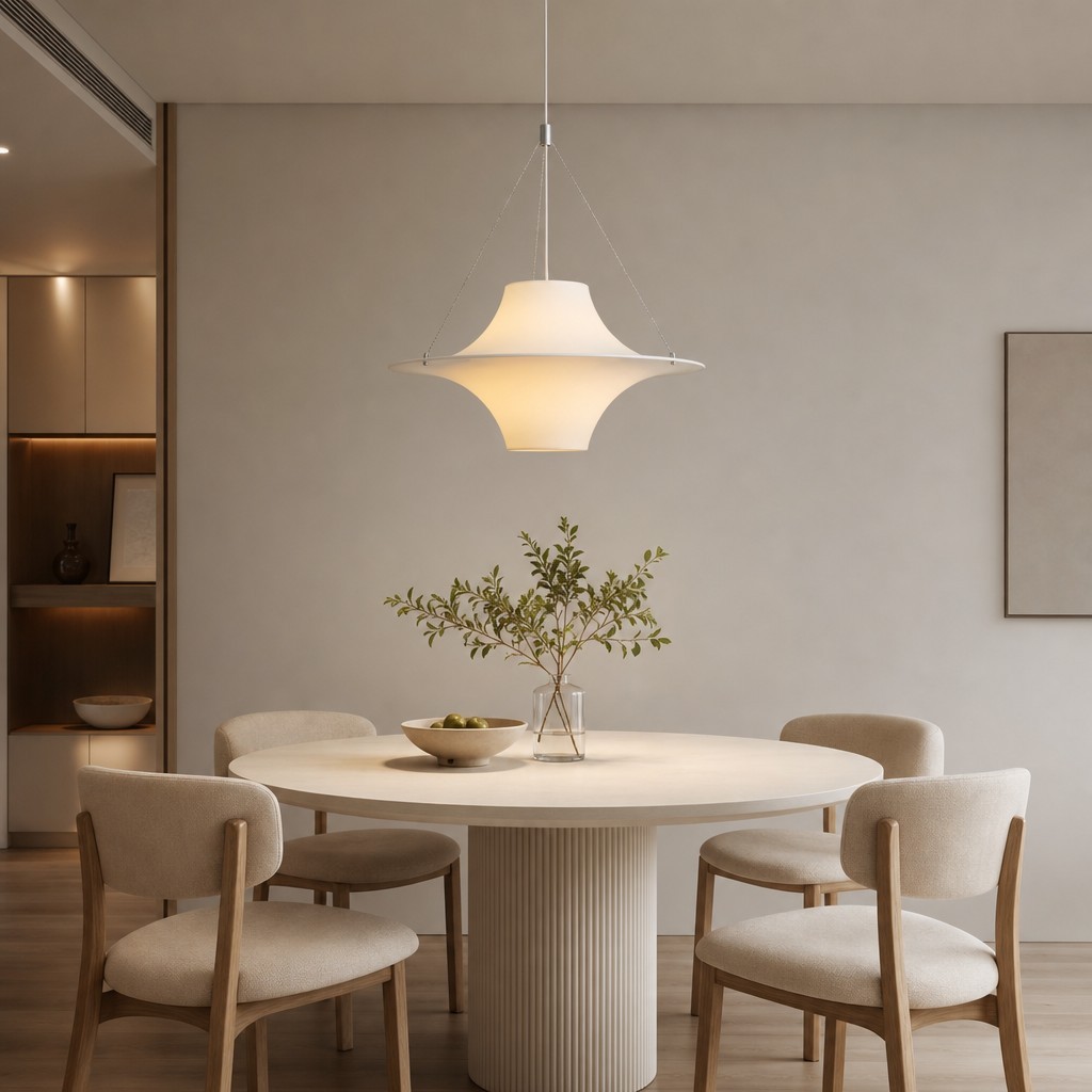 Saebery UFO-vormige hanglamp - Elegant ontwerp, ideaal voor keuken of werkruimte HL3606