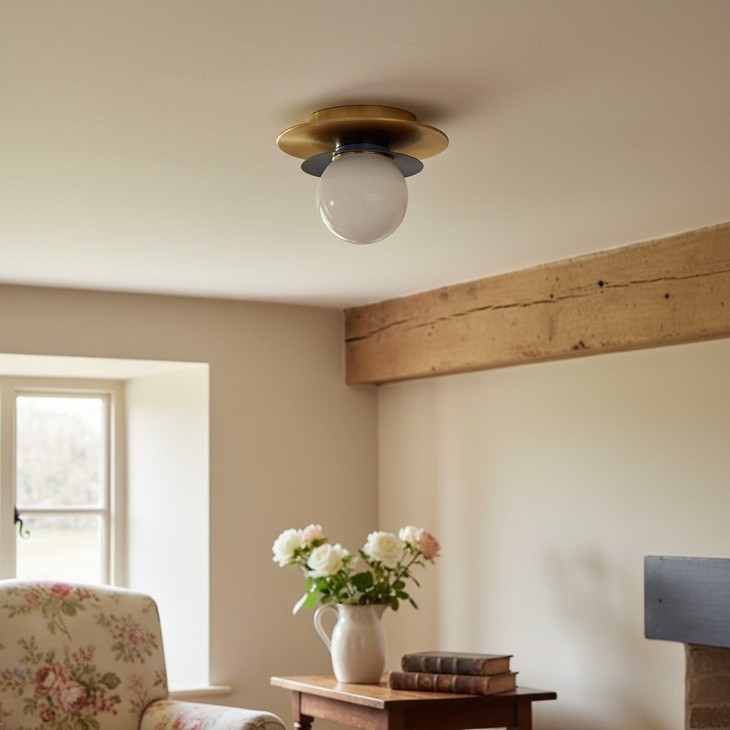 Artivo gelaagde moderne plafondlamp van messing - Stijlvolle woondecoratie HL1765
