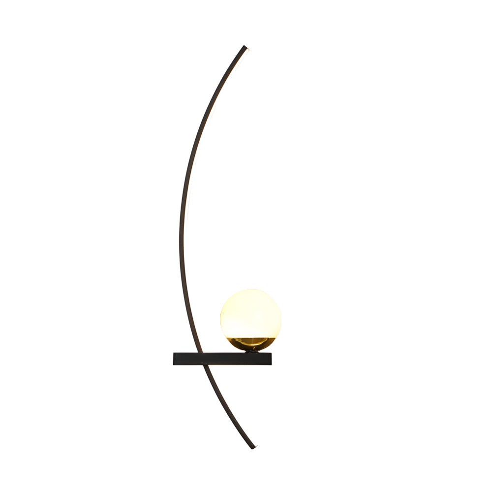 21'' gebogen strip 3-staps dimbare LED-wandlamp HL1000