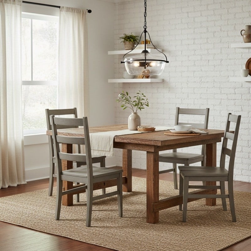 Lirra glazen hanglamp - Mid-century modern metalen frame voor keuken en woonkamer HL1963