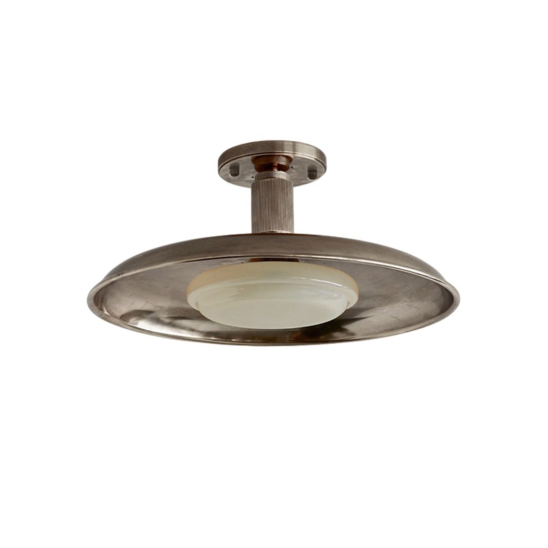 Plafondlamp met plat paneel in potdekselstijl HL3250