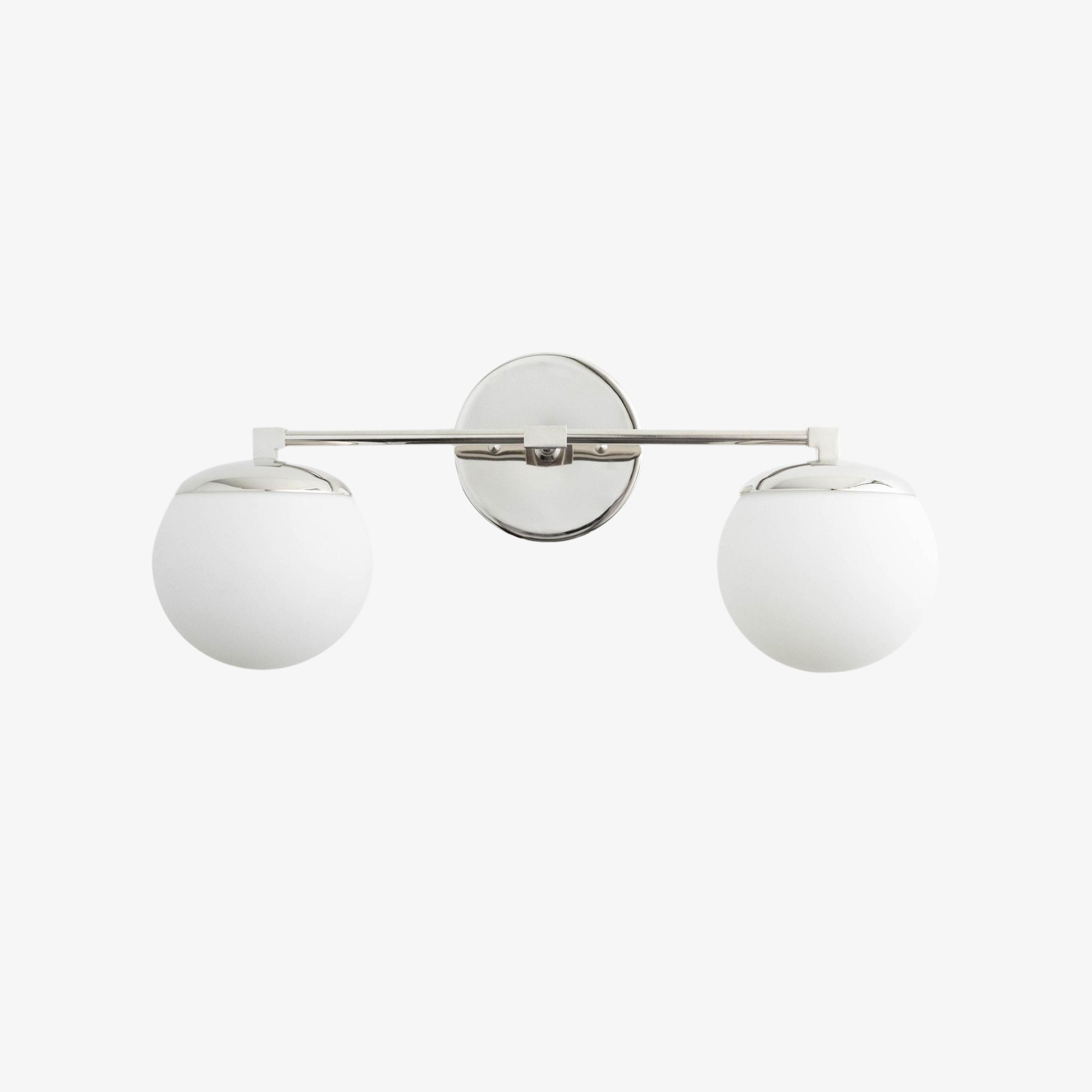Glorica Glazen Badkamerlamp - Art Deco Messing Wandlamp Modern HL1754