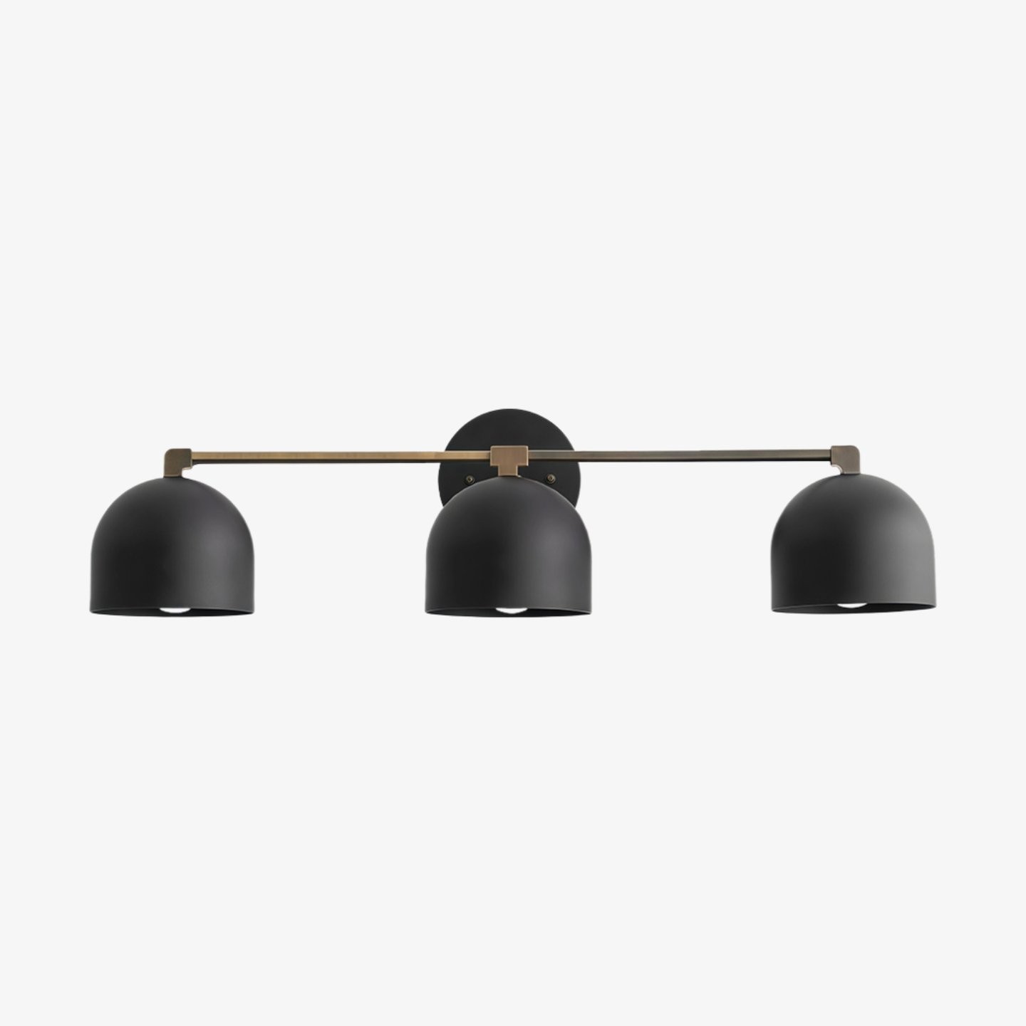 Metio Dome Mid-Century Diepe Bolvormige Kaptafellamp - Messing Wandlamp HL1774