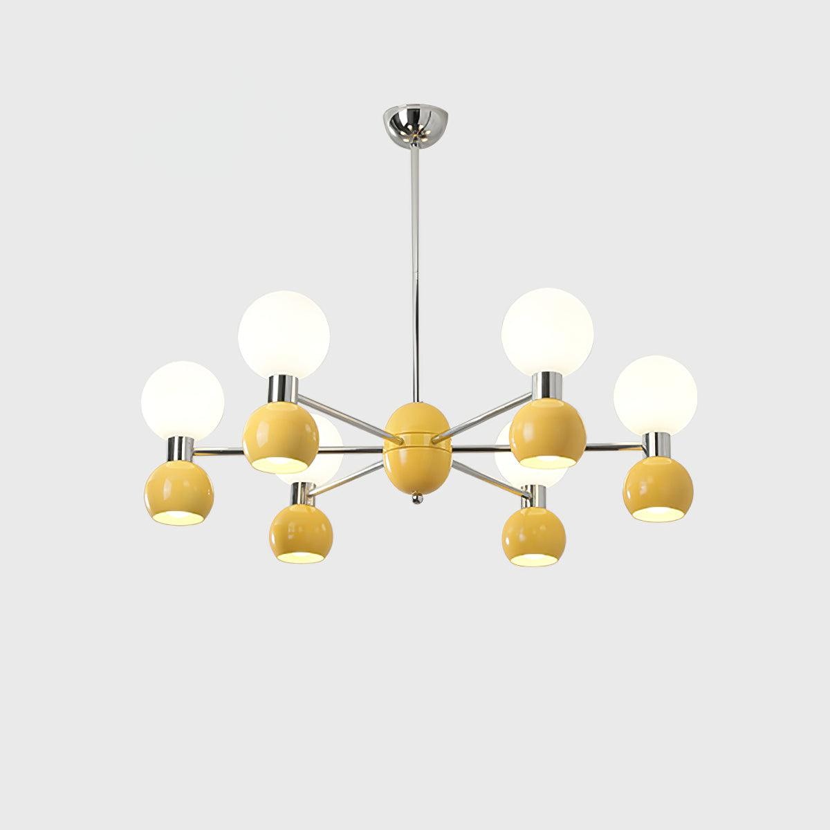Moderne minimalistische metalen kroonluchter met meerdere koppen HL855