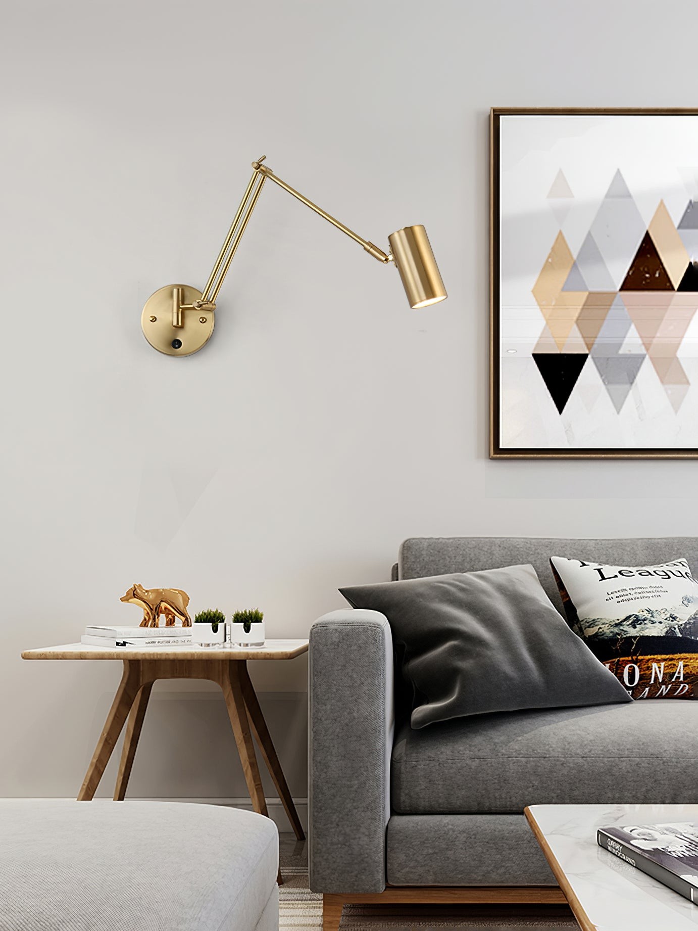 Wandlamp met zwenkarm HL1202