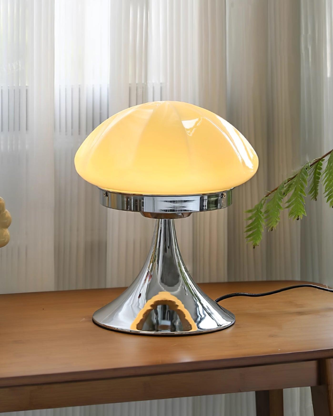 Bauhaus Glazen Tafellamp Voor Slaapkamer HL468