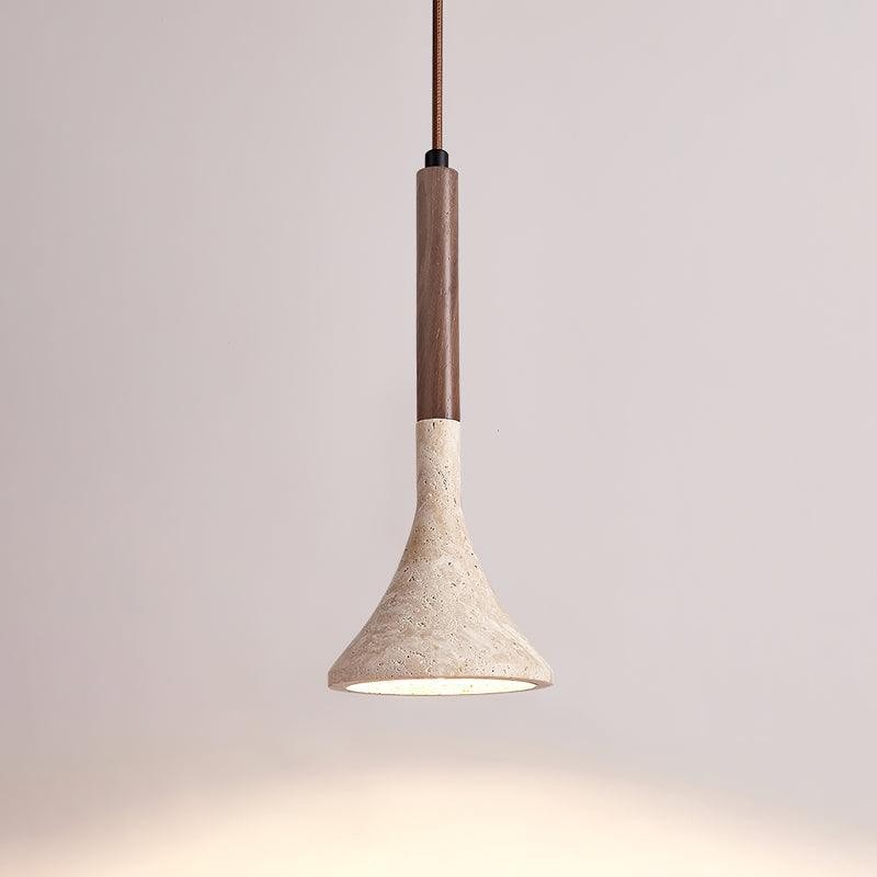 Alphomo Japandi travertijn hanglamp HL3443