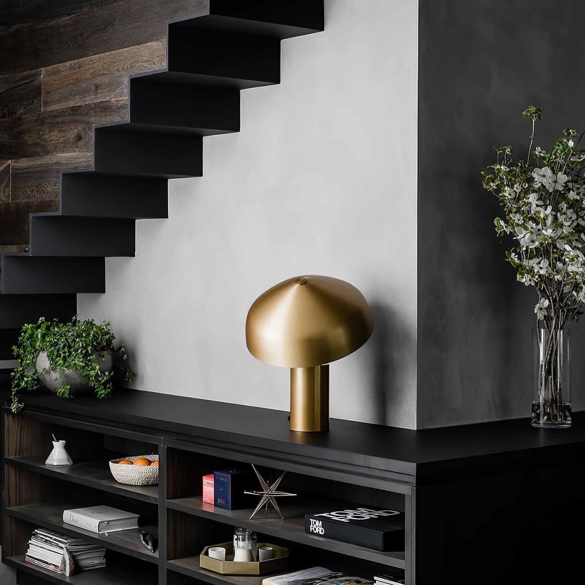 Modern minimalistisch design tafellamp met kromme kop HL652