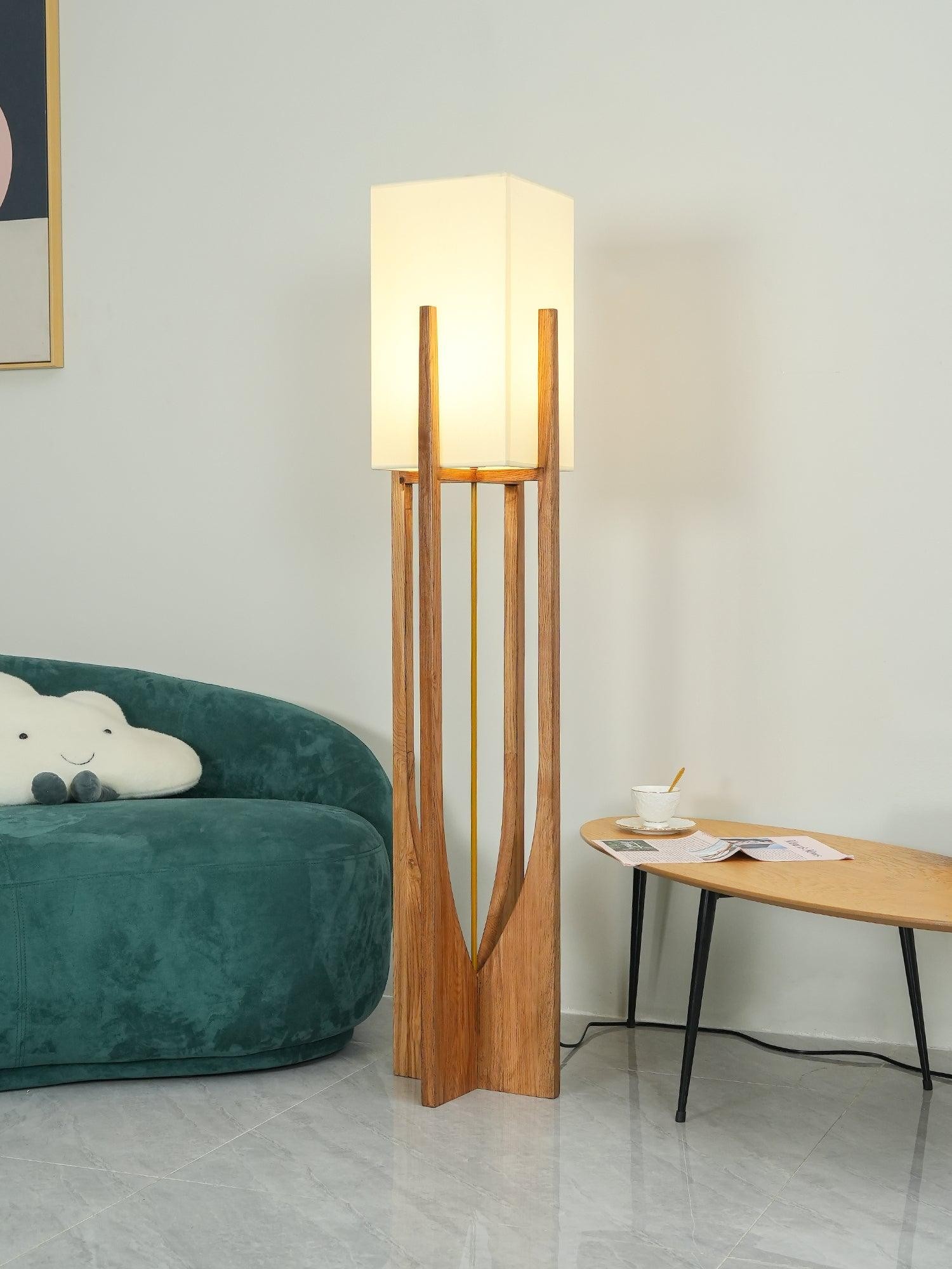 Vintage Wabi-stijl vloerlamp HL443