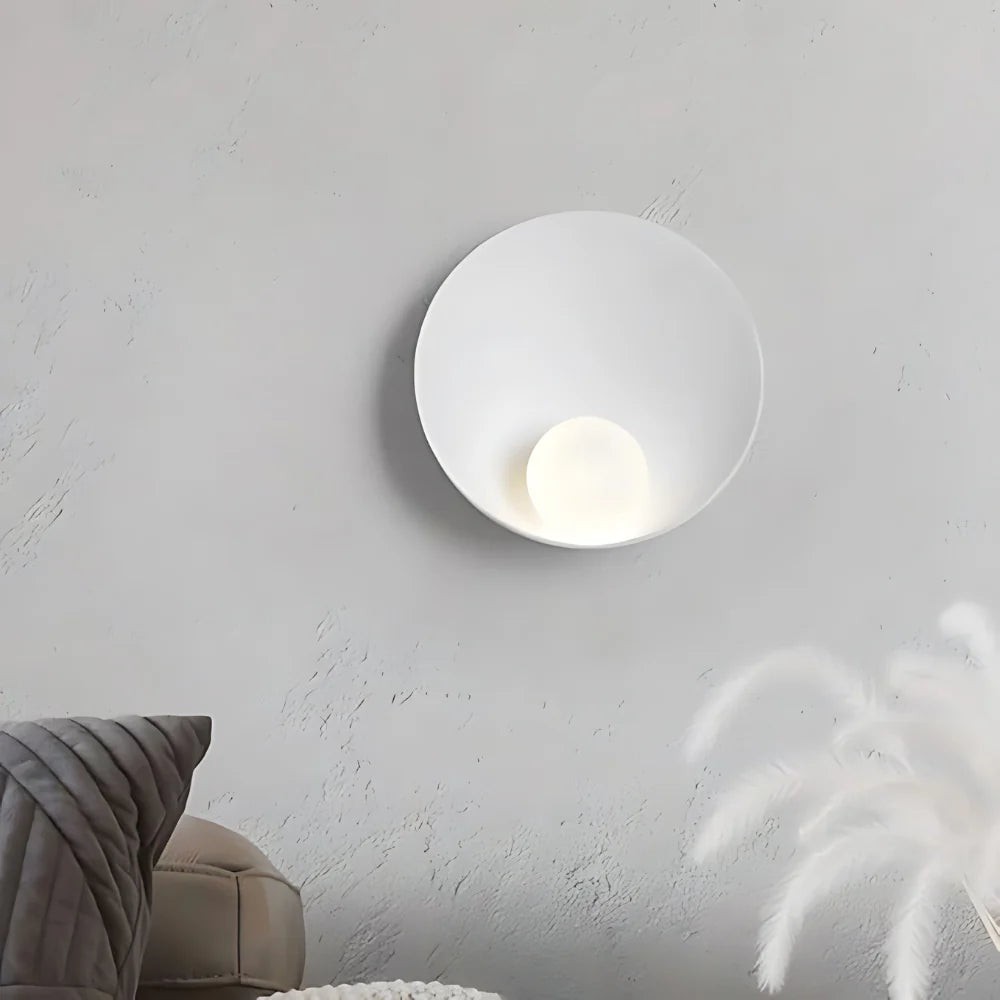 Serenity Moderne Hars Japandi Metalen Wandlamp HL3346