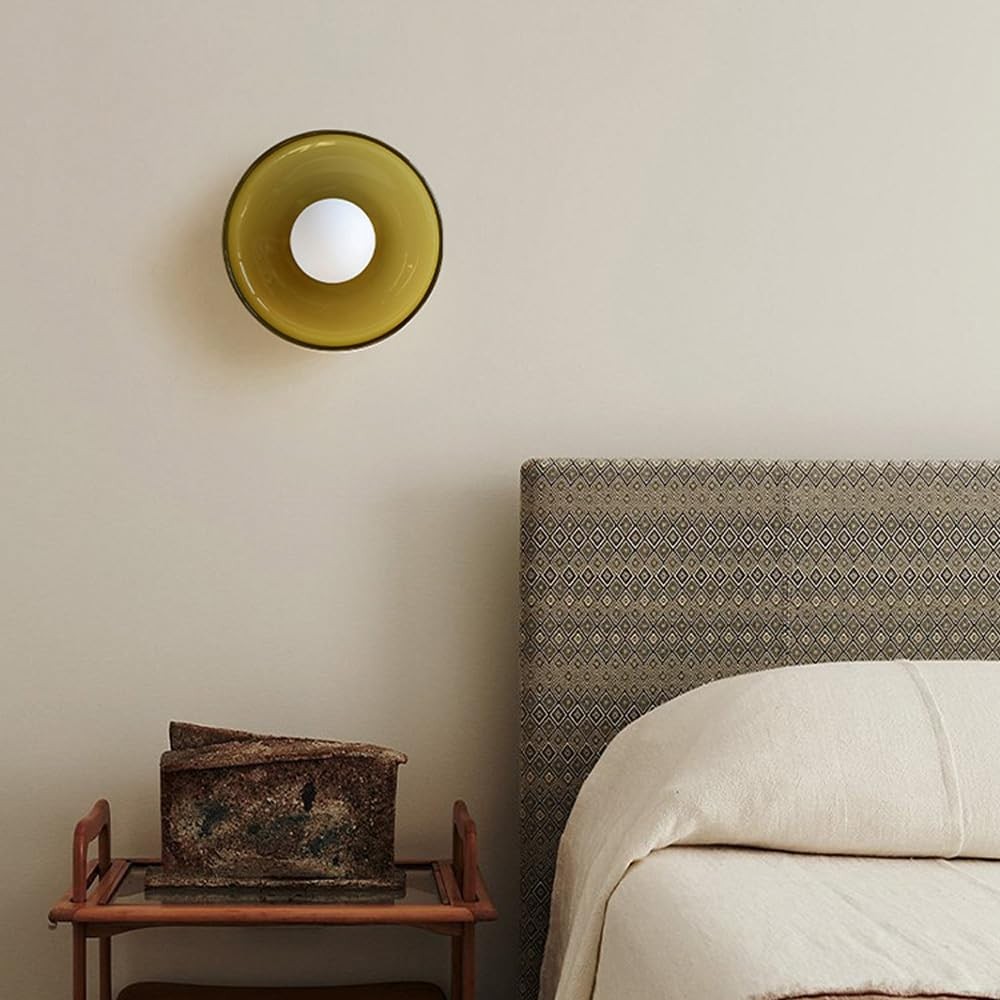 Morandi Glazen Schijf Orb Plafondlamp Wandlamp HL158