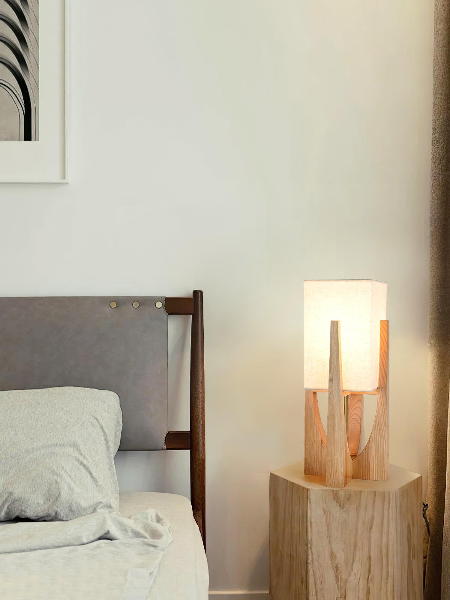 Vintage Wabi-stijl vloerlamp HL443