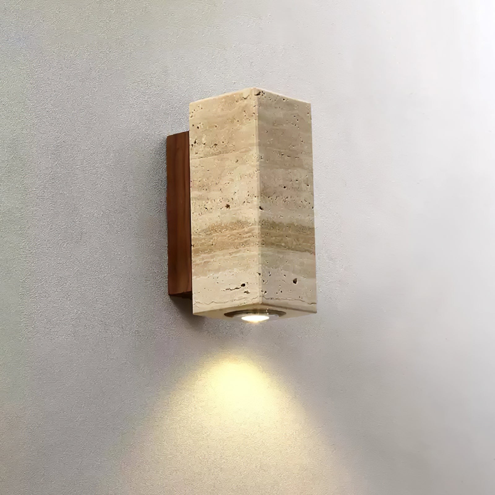 Vintage Marmeren Travertijn Wandlamp HL380
