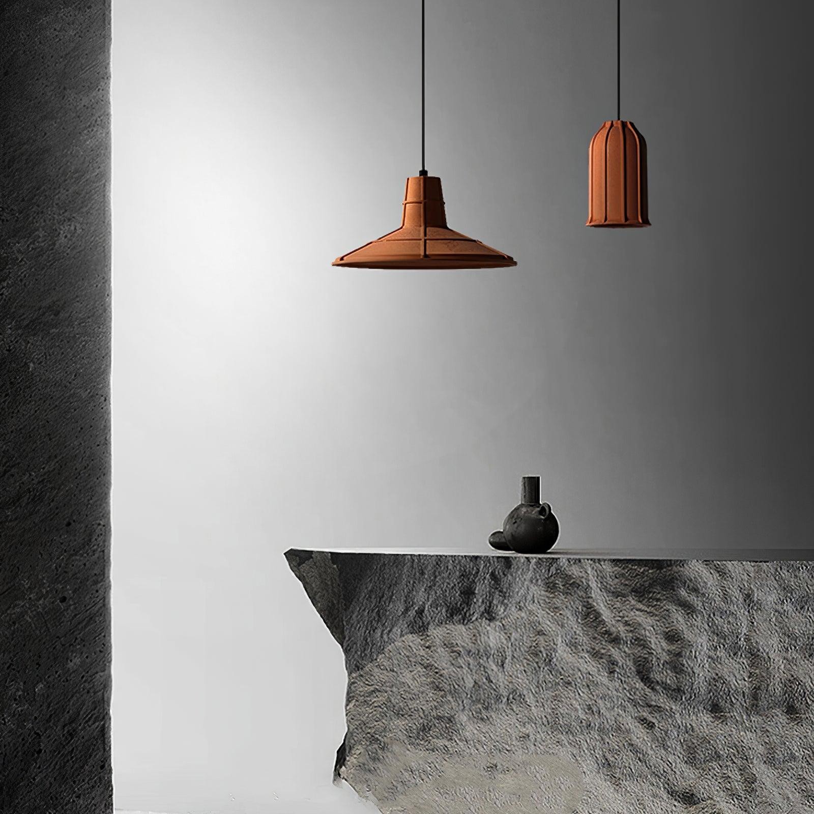 Industriële stijl cement terracotta ambachtelijke hanglamp HL738