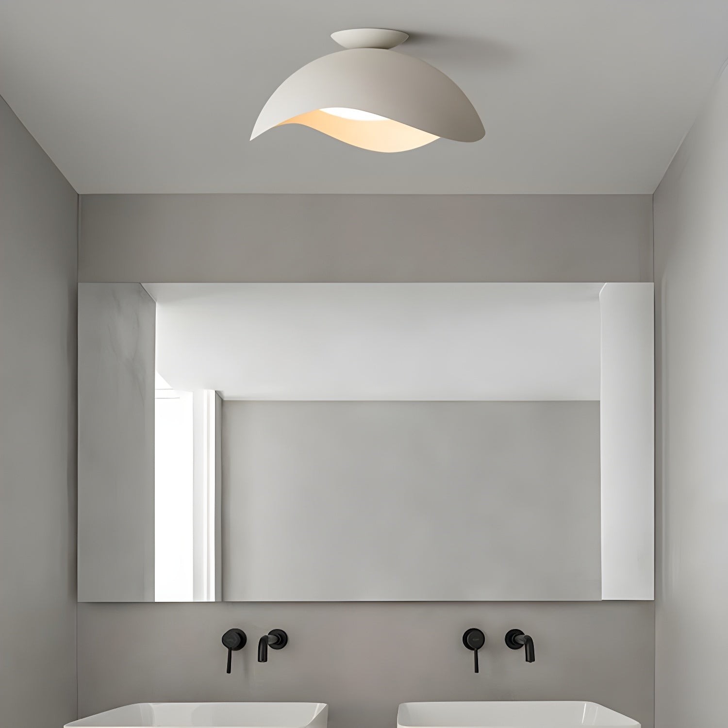 Eenvoudige Wave Plafondlamp HL744