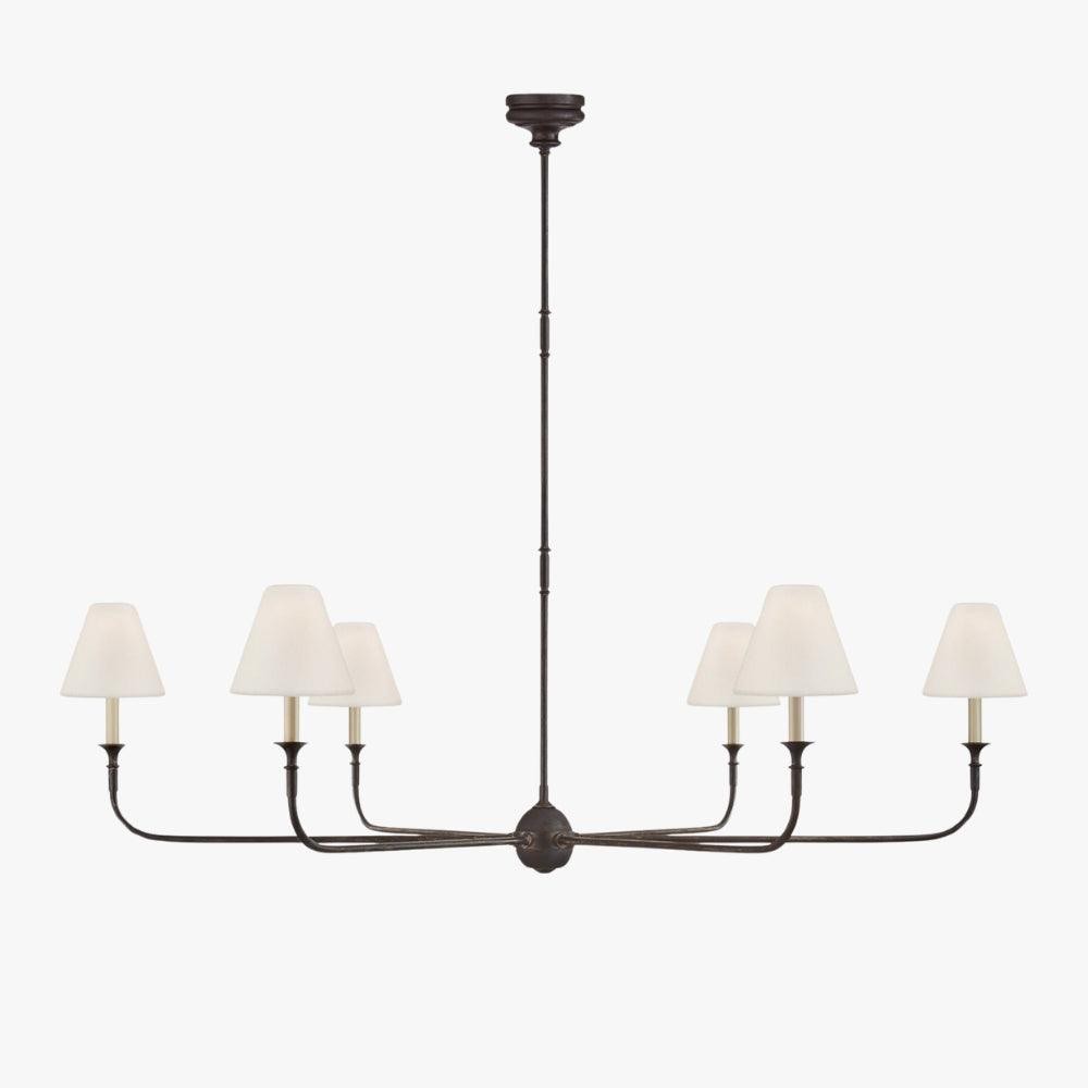 Piaf Grande moderne industriële metalen kroonluchter HL1417