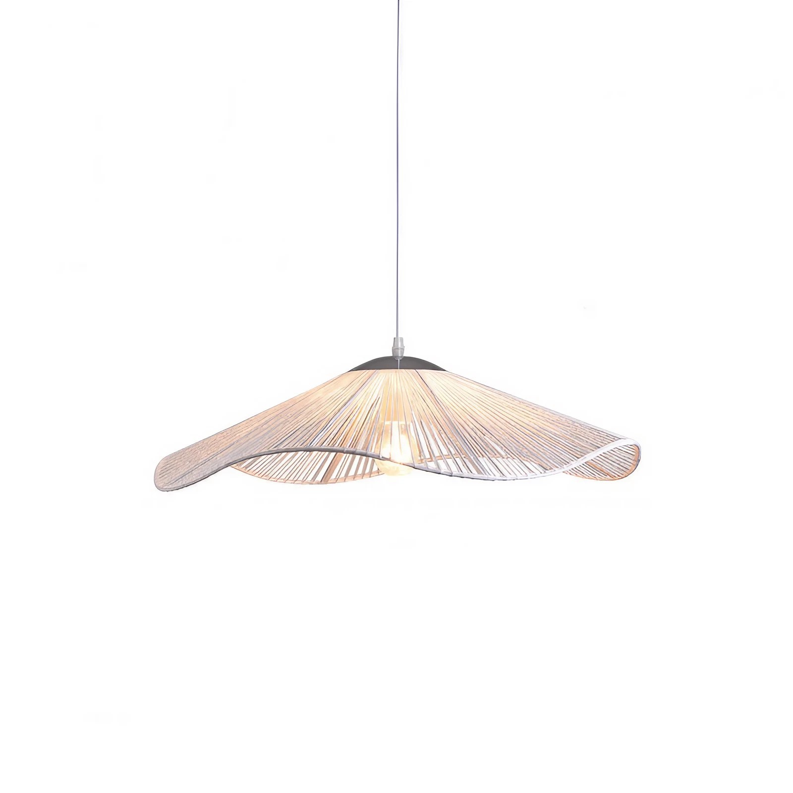 Creatieve Strohoed Lotusblad Hanglamp HL218