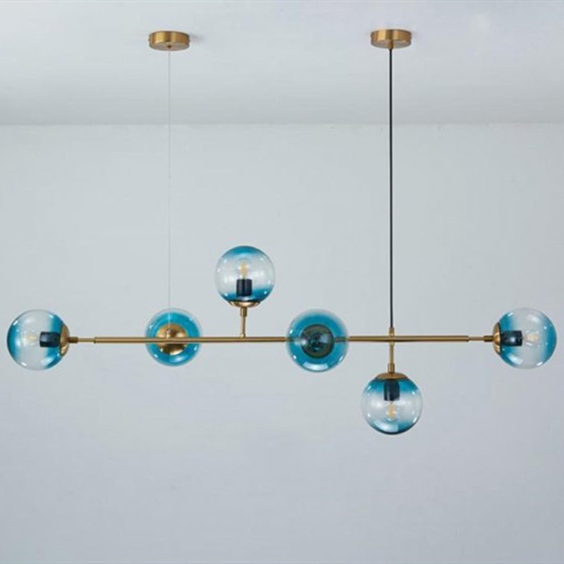 Orb moderne glazen bol hanglamp voor woonkamer