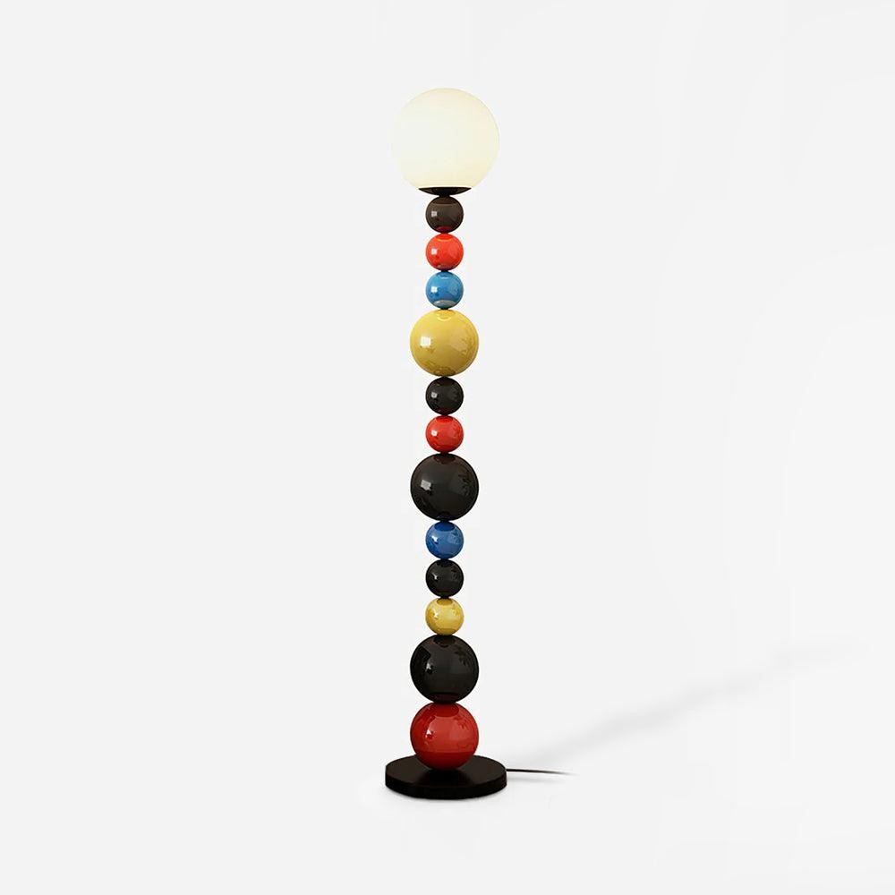 Kleurrijke ronde bol vloerlamp HL485