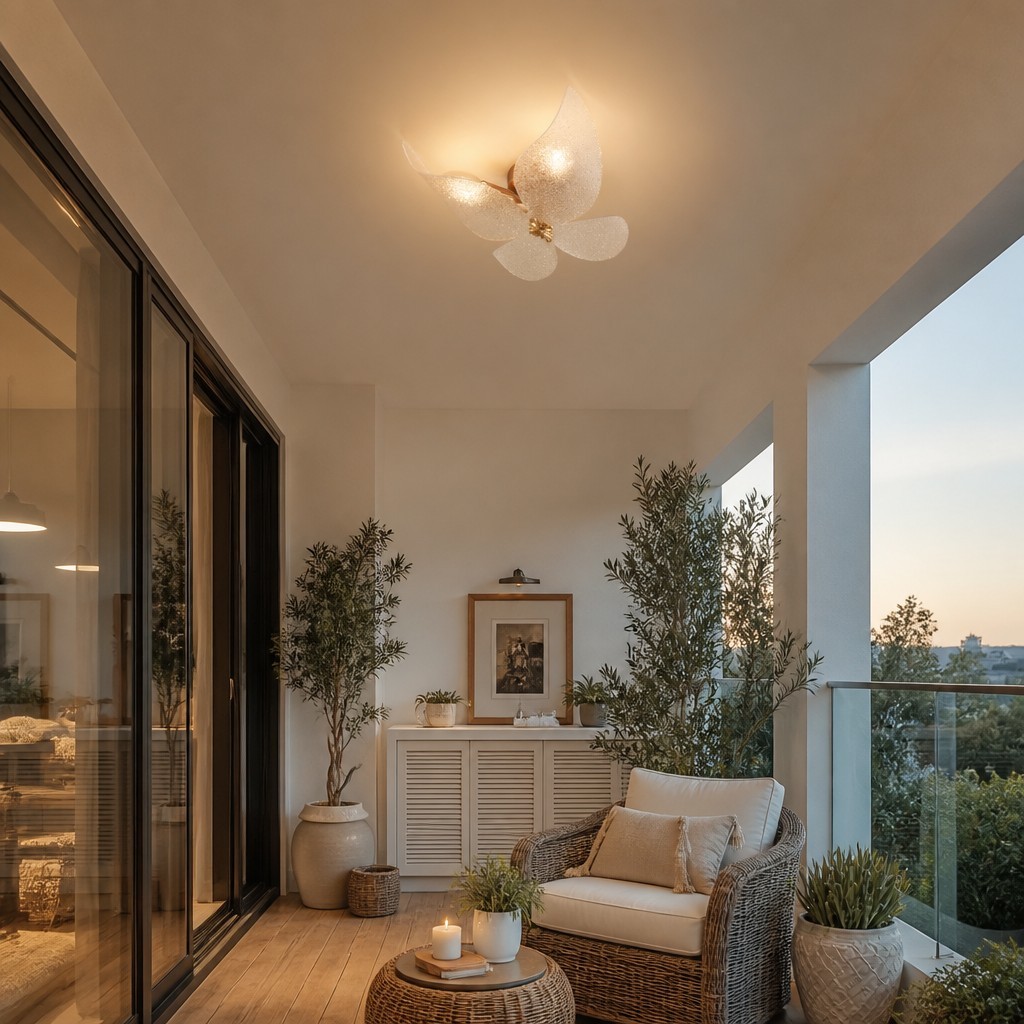 Lucenda Vlinder Decoratieve Plafondlamp - Elegante Retro Verlichting voor Gang en Balkon HL3564