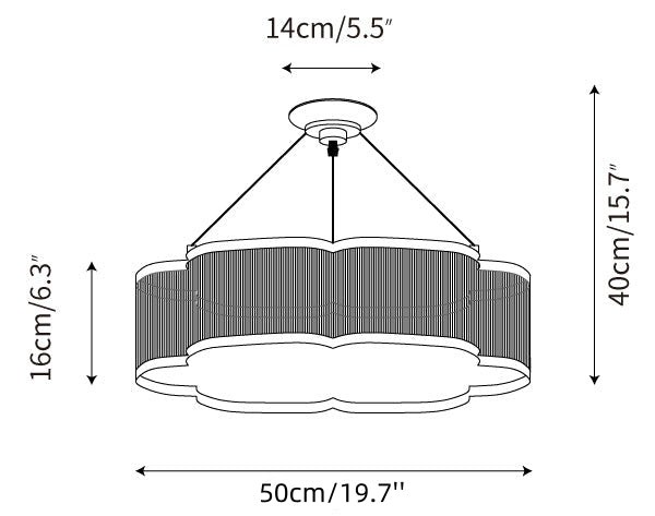 Elegante Basil hanglamp HL1313