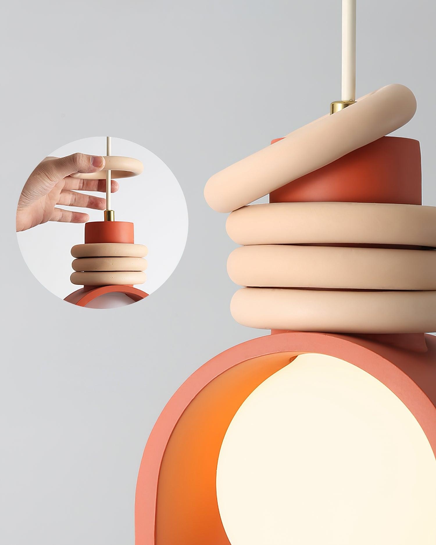 Moderne creatieve hars hanglamp HL898