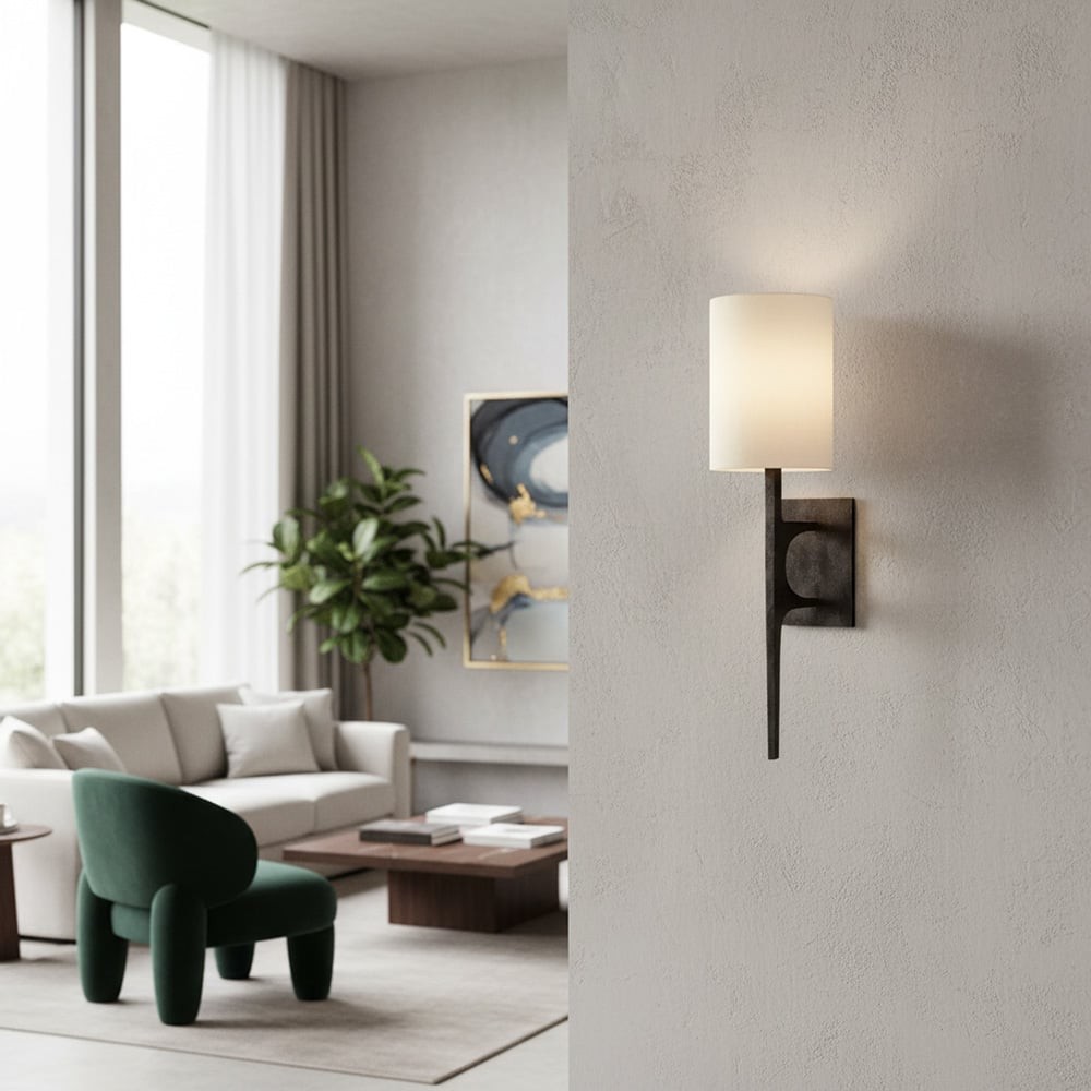 Texturoc Lineaire Wandlamp - Moderne Gehamerde Wandlamp HL1815