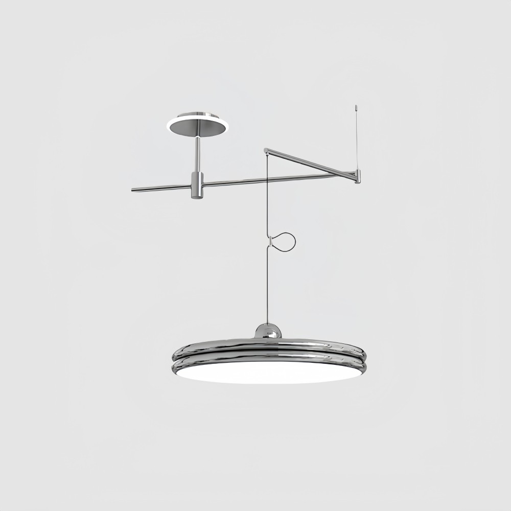 Vliegende schotel hanglamp met beweegbare arm HL1311
