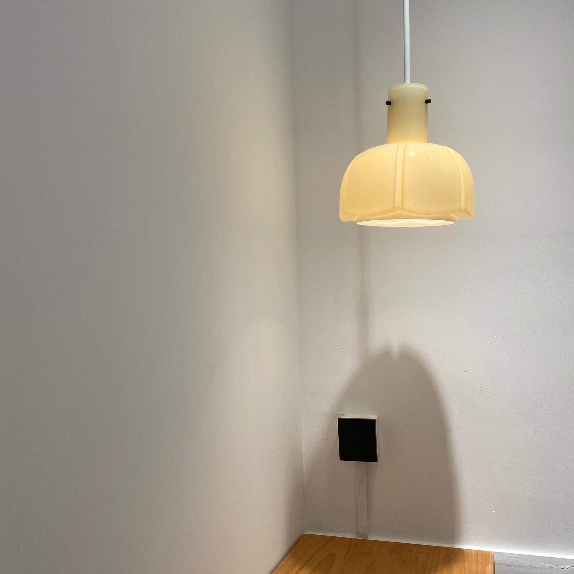 Franse pastorale stijl bloemblaadje glazen hanglamp HL637