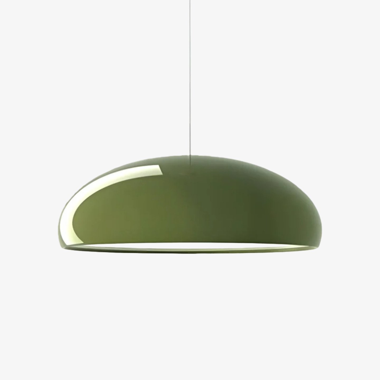Haelen kleurrijke Scandinavische hanglamp met komvormige kap - moderne en stijlvolle metalen kap, geschikt voor eetkamers en