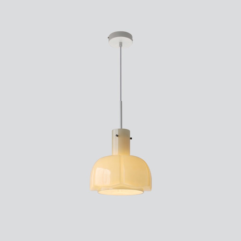 Franse pastorale stijl bloemblaadje glazen hanglamp HL637