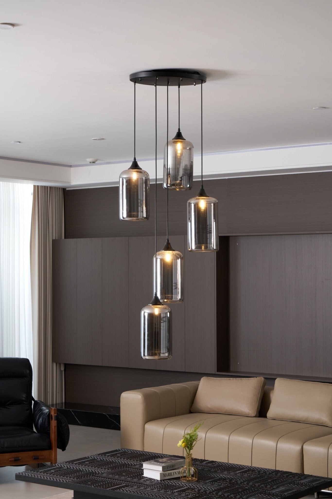 Flesvormige hanglamp HL2916