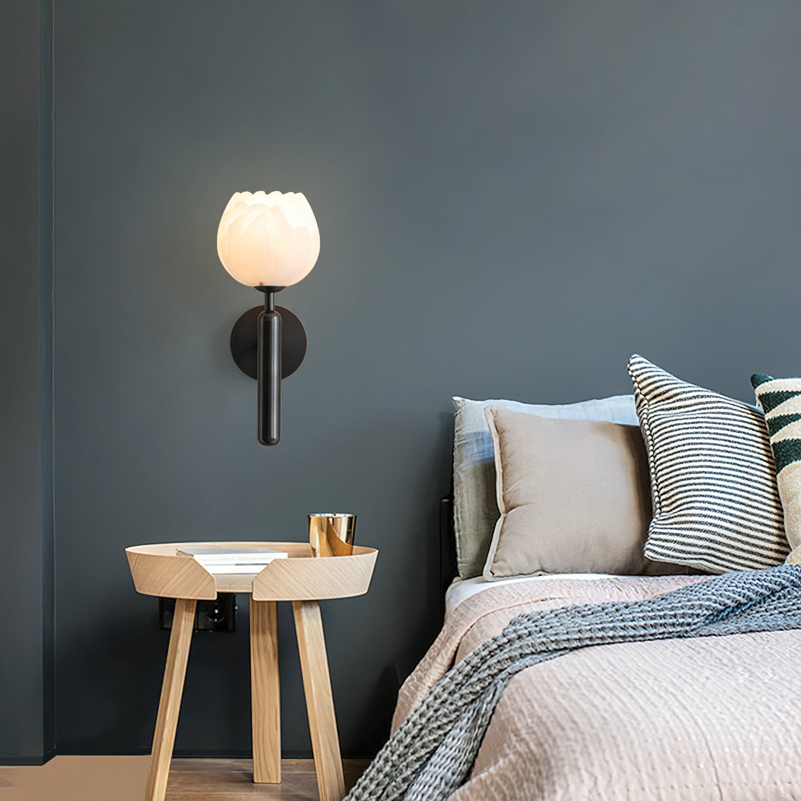 Mian alabaster wandlamp HL2992