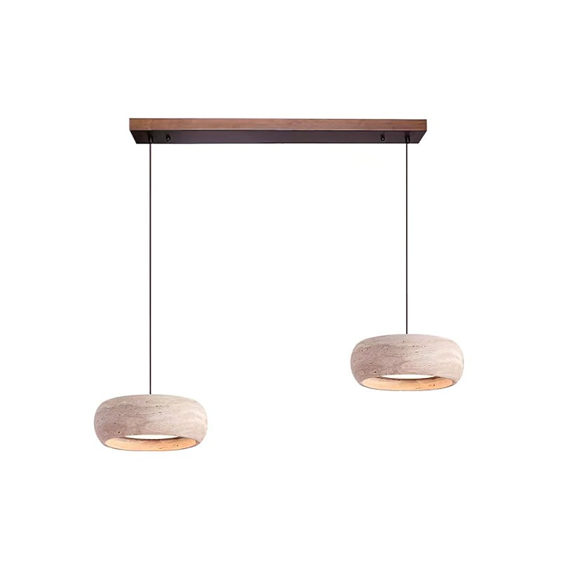 Travertin trommelvormige hanglamp HL3161